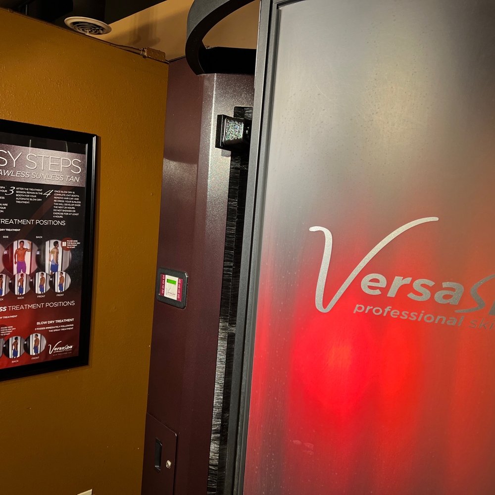 Spray Tan Booth. Spray Tan Booth.