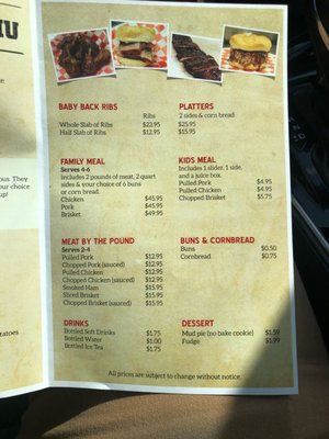 Menu photo 2 Fatback's Barbecue Dayton, OH