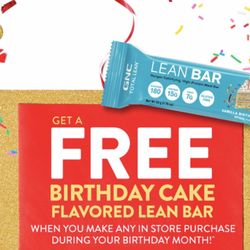 GNC - Happy Birthday Bar