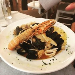 Far Out - Far Out entree... tons of seafood!!!
