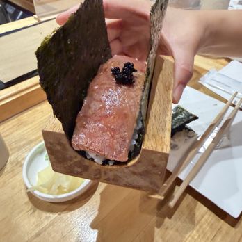 Taki Nori HandRoll Bar - O - Toro / Fatty Tuna - Sushi Bars Near Me - San Mateo, California Taki Nori HandRoll Bar - O - Toro / Fatty Tuna - Sushi Bars Near Me - San Mateo, California