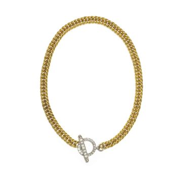 Ben Amun - Rock and Roll Silver Brass Chain Necklace  $195.00 USD - Jewelry Near Me - New York, New York
