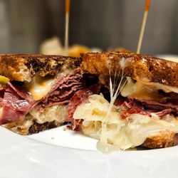 Fresh Start Cafe - Corned Beef on marbled rye