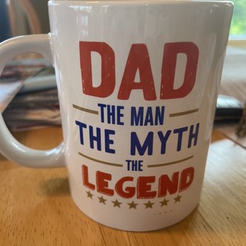 Gracious Plates on Main - Father's Day mug the waiter gave my husband - New American Near Me - Franklin, North Carolina