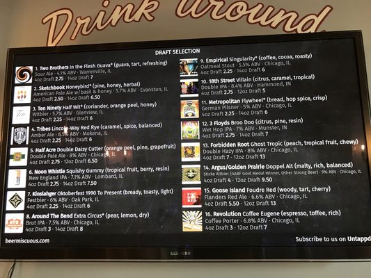 Menu photo 3 Beermiscuous Chicago, IL