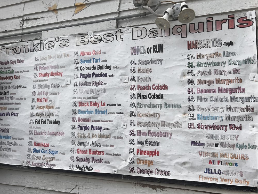 FRANKIE’S DAIQUIRI Updated April 2024 23 Photos 110 14th St, Lafayette, Louisiana