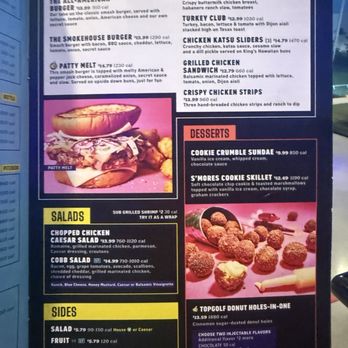 Topgolf - Menu - Golf Near Me - Pompano Beach, Florida