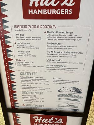 Hut’s Hamburgers by null