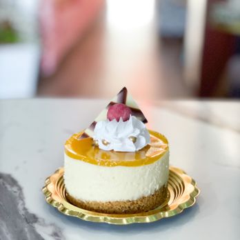 Olenka Peruvian Bistro - Petit Gateau Passion Fruit Cheesecake - Bakeries Near Me - Weston, Florida