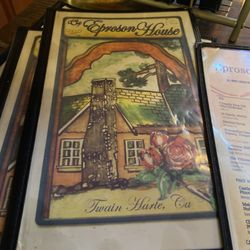 Eproson House - Menu Cover