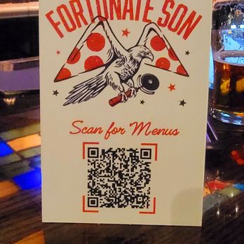 Fortunate Son - Menu QR - Pizza Near Me - Garland, Texas Fortunate Son - Menu QR - Pizza Near Me - Garland, Texas