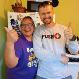Triumphant refrigerator repair!