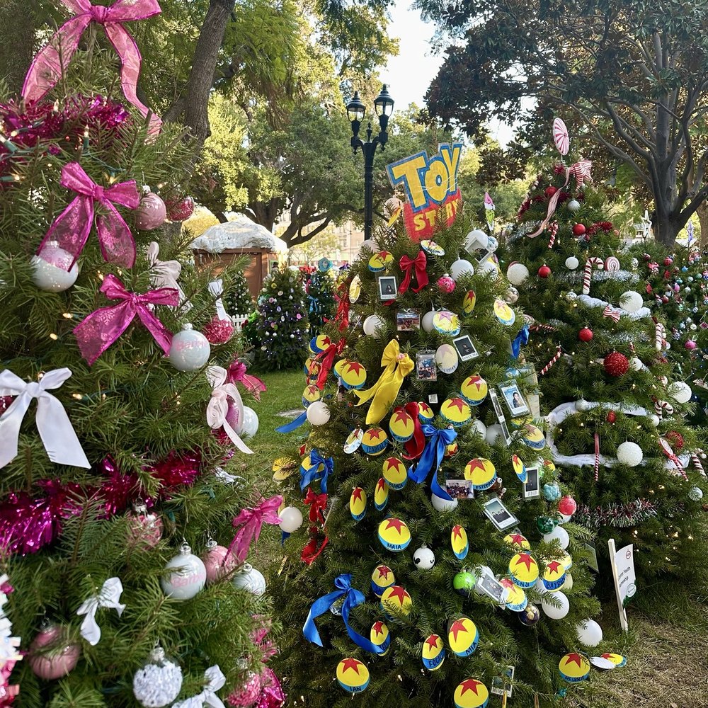 Christmas In The Park - Some of the trees on display - Festivals Near Me - San Jose, California
