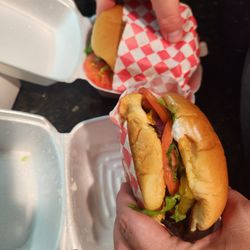 Burger Street - Double cheese burger with bacon