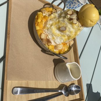 Sweet Talk Cafe - Mango bingsoo - Cafes Near Me - Apex, North Carolina