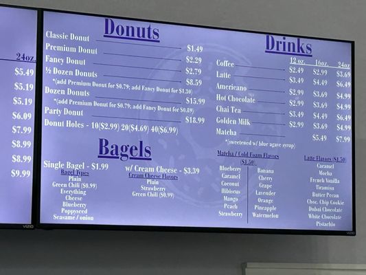 Menu photo 8 Donut Mart Cafe Albuquerque, NM