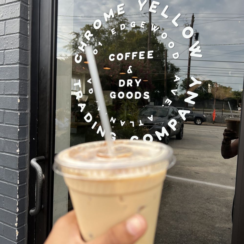 Chrome Yellow - Iced chai with vanilla - Coffee & Tea Near Me - Atlanta, Georgia Chrome Yellow - Iced chai with vanilla - Coffee & Tea Near Me - Atlanta, Georgia
