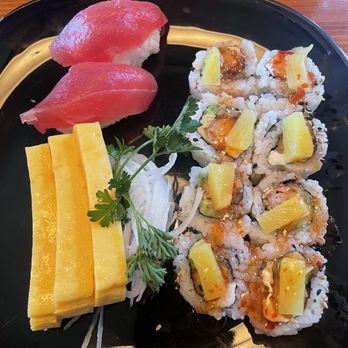 Ebisu Sushi Shack - Hawaiian roll, egg sashimi, and tuna nigiri - Japanese Near Me - Tampa, Florida Ebisu Sushi Shack - Hawaiian roll, egg sashimi, and tuna nigiri - Japanese Near Me - Tampa, Florida