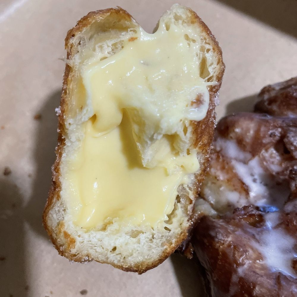 Taylor's Donuts - Super yummy passion fruit filling - Coffee & Tea Near Me - Lawrence, Kansas