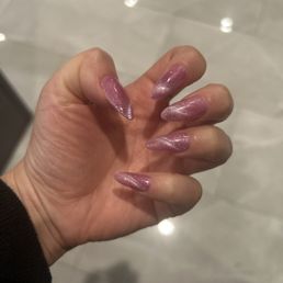 Gel X claws with cat eye polish. Amazing! Gel X claws with cat eye polish. Amazing!