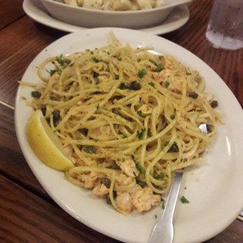 RigaTony's Authentic Italian - My boyfriend's dish! I think it was the Atlantic Salmon pasta dish? Pretty good, but I liked my Shrimp Capellini more :P - Italian Near Me - Tempe, Arizona RigaTony's Authentic Italian - My boyfriend's dish! I think it was the Atlantic Salmon pasta dish? Pretty good, but I liked my Shrimp Capellini more :P - Italian Near Me - Tempe, Arizona