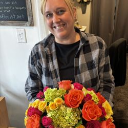 Byrum's Florist - One of the owners, Stephanie :)