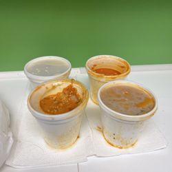2 out of 4 soups's lids broke because she didn't wrap them individually!