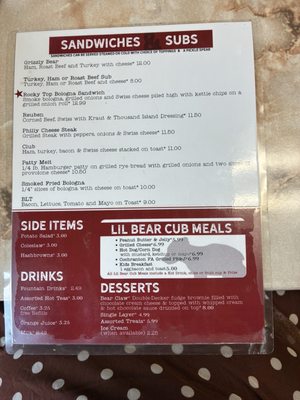 Menu photo 2 Lil Black Bear Cafe Pigeon Forge, TN Menu photo 2 Lil Black Bear Cafe Pigeon Forge, TN