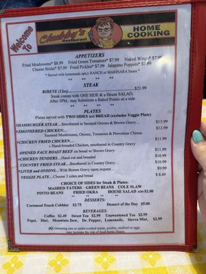 Menu photo 7 Chubby's Restaurant Sevierville, TN Menu photo 7 Chubby's Restaurant Sevierville, TN