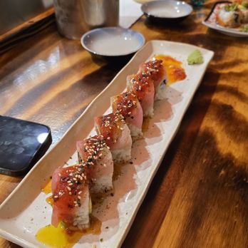Aji Izakaya - Red Dragon Roll - Sushi Bars Near Me - Cypress, Texas Aji Izakaya - Red Dragon Roll - Sushi Bars Near Me - Cypress, Texas