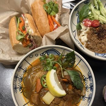 Phe - Bahn Mi 4* $9 Bo Kho 4* (beef stew) $19 Mi Tron Sate 5* (like Dan Dan mien) $18 - Coffee & Tea Near Me - Seattle, Washington Phe - Bahn Mi 4* $9 Bo Kho 4* (beef stew) $19 Mi Tron Sate 5* (like Dan Dan mien) $18 - Coffee & Tea Near Me - Seattle, Washington