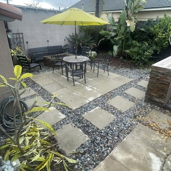 US Turf - Before picture of area with pavers and rocks. - Artificial Turf Near Me - San Diego, California US Turf - Before picture of area with pavers and rocks. - Artificial Turf Near Me - San Diego, California