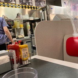 a man working in the kitchen