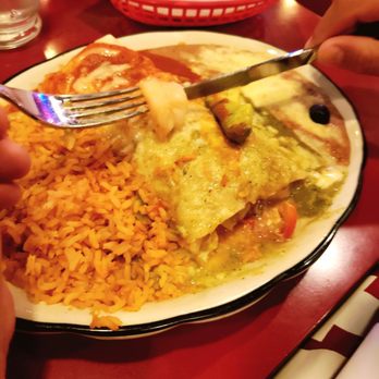 Don Chato - Spicey shrimp burrito with rice and beans. - Cocktail Bars Near Me - Acton, California