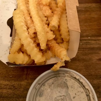Shake Shack Park Road - Parmesan garlic fries with black truffle sauce - Burgers Near Me - Charlotte, North Carolina Shake Shack Park Road - Parmesan garlic fries with black truffle sauce - Burgers Near Me - Charlotte, North Carolina