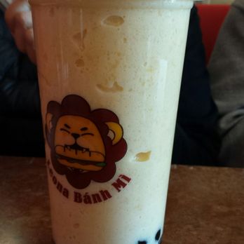Leona Banh Mi - Mango boba smoothie. - Vietnamese Near Me - Albuquerque, New Mexico