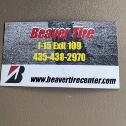 Beaver Tire Business Card