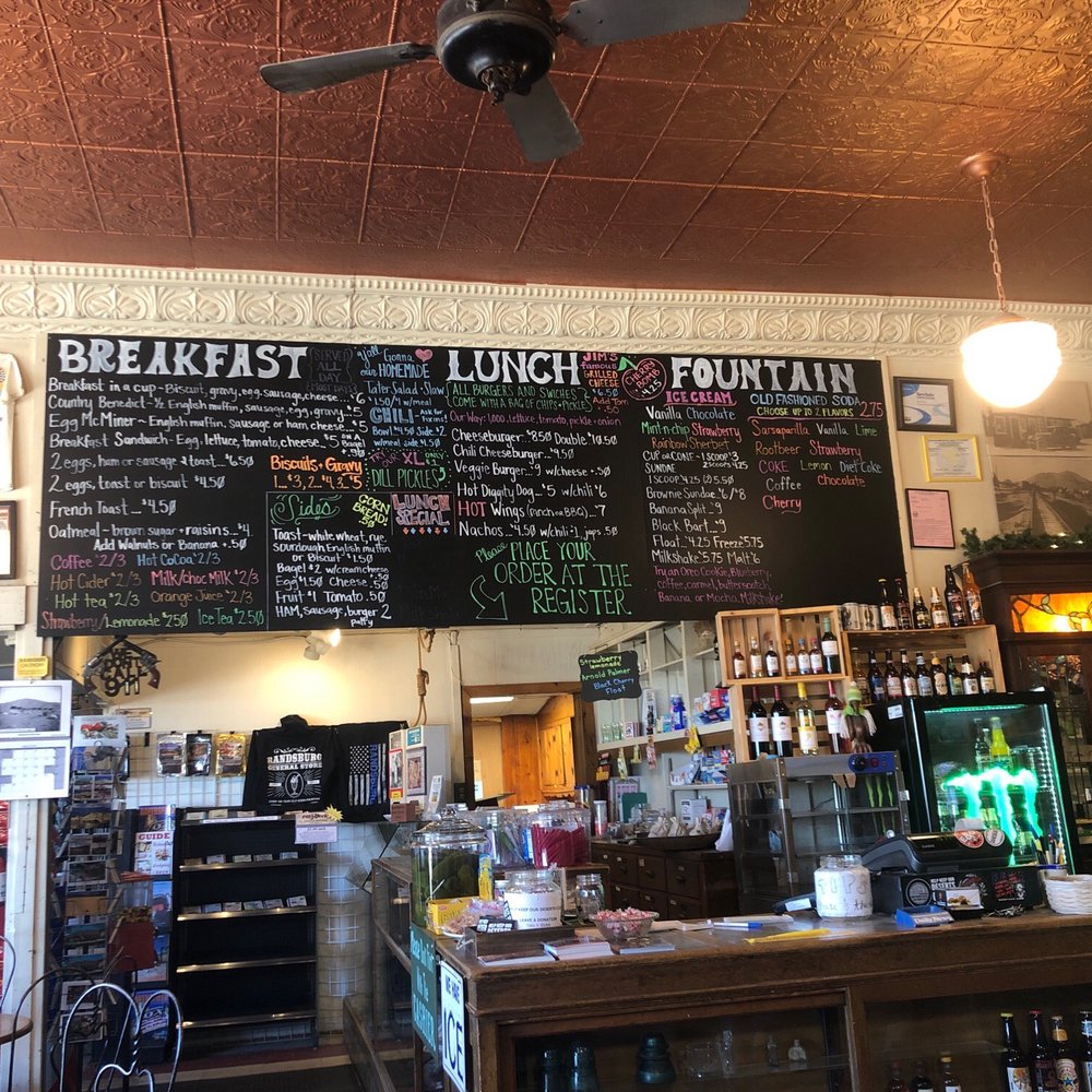 Randsburg General Store - Menu and cash register. - Ice Cream & Frozen Yogurt Near Me - Randsburg, California Randsburg General Store - Menu and cash register. - Ice Cream & Frozen Yogurt Near Me - Randsburg, California