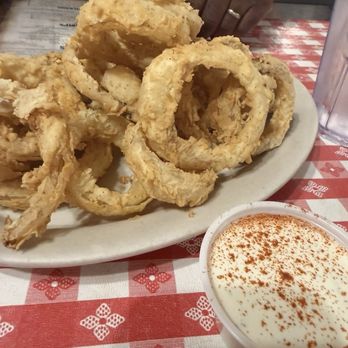 Mesquite Pit Steaks and Bar B Q - Onion rings - Steakhouses Near Me - Granbury, Texas Mesquite Pit Steaks and Bar B Q - Onion rings - Steakhouses Near Me - Granbury, Texas