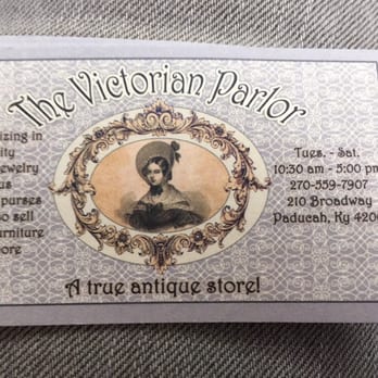 The Victorian Parlor - Business card - Antiques Near Me - Paducah, Kentucky The Victorian Parlor - Business card - Antiques Near Me - Paducah, Kentucky