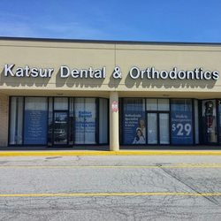 Katsur Dental & Orthodonthics - Front of building, ample parking in lot