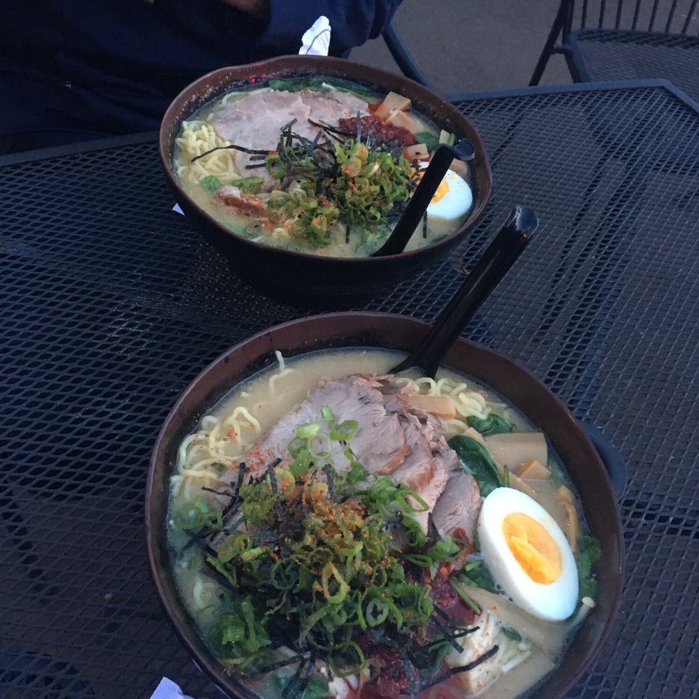 Suki Ramen - Miso Ramen with Enoki Mushroom and medium spiciness - Ramen Near Me - Portland, Oregon