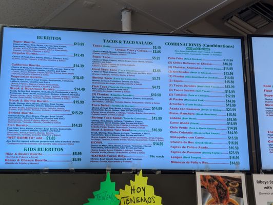 Menu photo 5 Taqueria Guadalajara San Leandro, CA