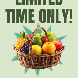 Birthday special offer spend $100 get a free gift bag