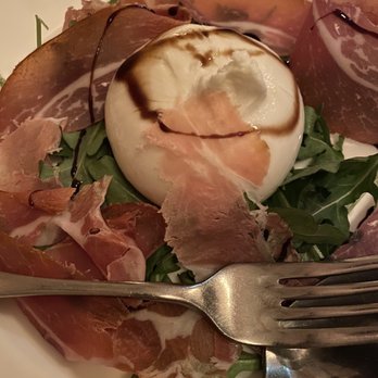 Misirizzi - Burrata with Prosciutto - Italian Near Me - New York, New York Misirizzi - Burrata with Prosciutto - Italian Near Me - New York, New York