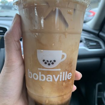 Bobaville - 24oz hong kong milktea with handmade boba - Coffee & Tea Near Me - Daly City, California