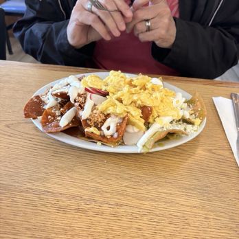 Lumberjack Cafe - Trying something new! Chilaquiles. - Breakfast & Brunch Near Me - Big Bear City, California