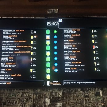 Bronx Alehouse - Beer selection screen - American Near Me - Bronx, New York