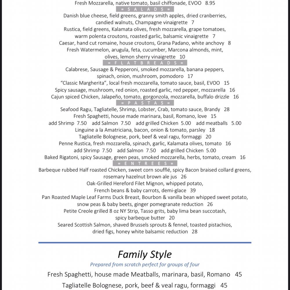 Pane Rustica - Excellent Daily Take-Out Menu (changes daily based on food availability) - Italian Near Me - Tampa, Florida Pane Rustica - Excellent Daily Take-Out Menu (changes daily based on food availability) - Italian Near Me - Tampa, Florida