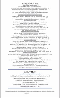 Menu photo 8 Pane Rustica Tampa, FL